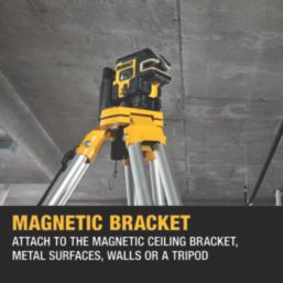 DEWALT DCLE14251GB-XJ Green Self-Levelling Multi-Line USB Cross Line + 5 Spot Laser