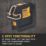 DEWALT DCLE14251GB-XJ Green Self-Levelling Multi-Line USB Cross Line + 5 Spot Laser