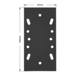 Titan  Medium Version 1/3 Sander Backing Pad 185mm