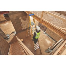 Werner Fibreglass 3.41m 12 Step Platform Step Ladder