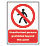 "Unauthorised Persons Prohibited Beyond This Point" Sign 500mm x 300mm