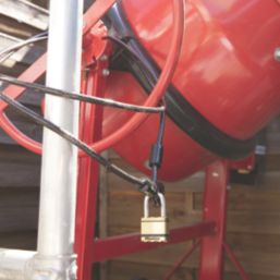 Master Lock Excell Laminated Steel  Weatherproof Long Shackle  Padlock 64mm