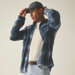Regatta Frankie  Shacket Dusky Blue/Grey Mirage Check Small 37-38" Chest