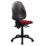Nautilus Designs Java 300 Medium Back Task/Operator Chair No Arms Wine