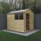 Forest Beckwood 6' x 7' 6" (Nominal) Apex Shiplap Timber Shed with Base