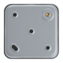 Contactum  20A 1-Gang DP Metal Clad Control Switch & Flex Outlet with Neon with White Inserts