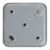 Contactum  20A 1-Gang DP Metal Clad Control Switch & Flex Outlet with Neon with White Inserts