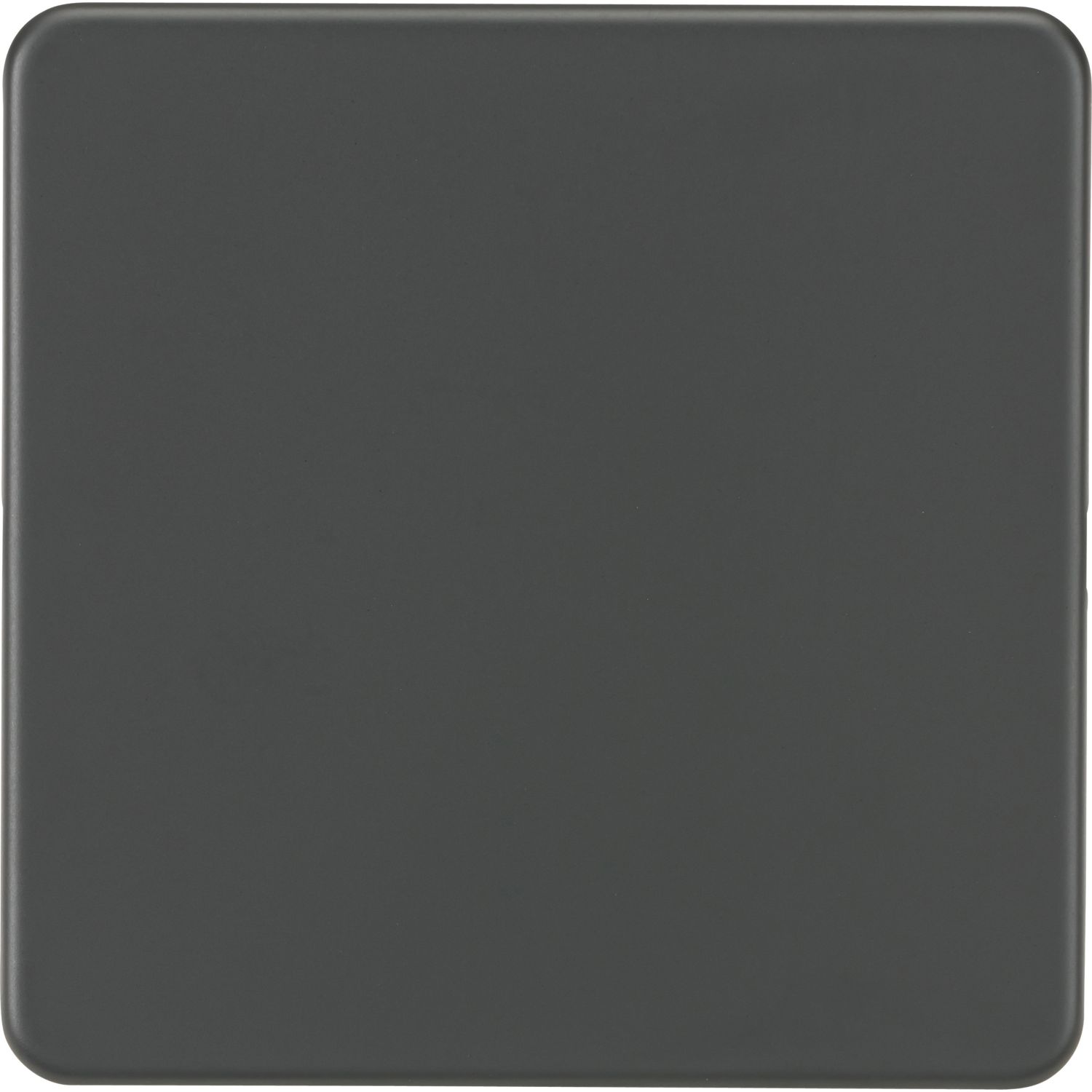 Knightsbridge 1-Gang Blanking Plate Anthracite (989TY)