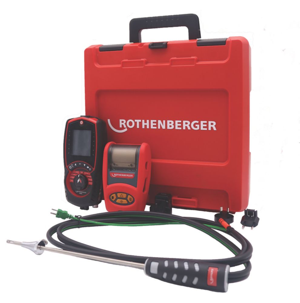 Rothenberger RO458s Flue Gas Analyser Screwfix