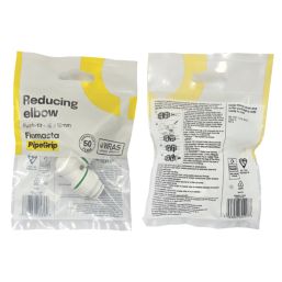 Flomasta  Polybutylene, PEX & Copper Push-Fit Reducing 90° Elbow 15mm x 10mm