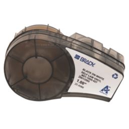 Brady 110928 Self-laminating Vinyl Wire and Cable Labels 25.40mm x 4.30m