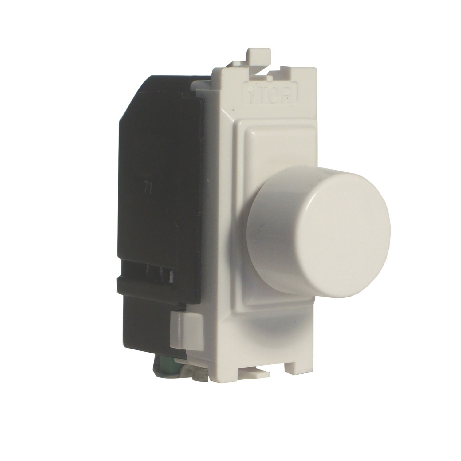 Varilight V-Dim 2-Way Grid Dimmer Switch White with Colour-Matched Inserts (99044)