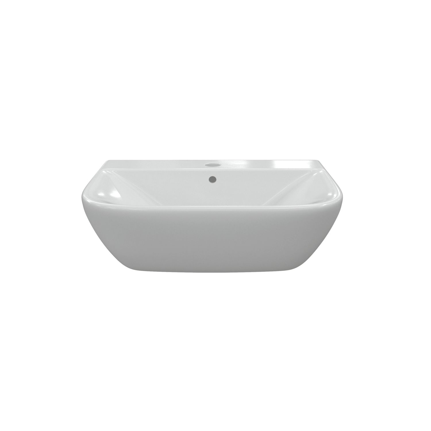 Florida Semi-Recessed Basin 1 Tap Hole 520mm (990AE)