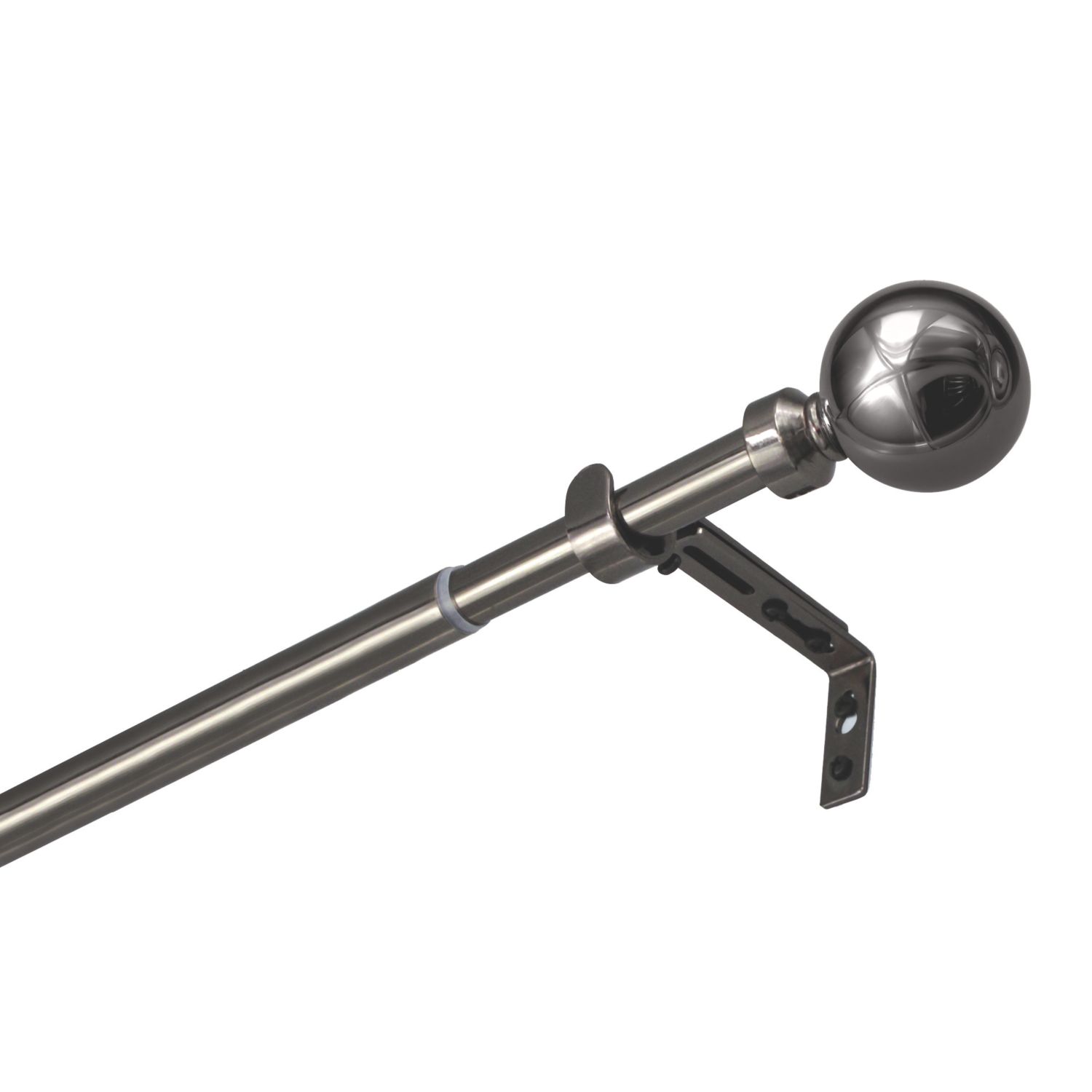 Renaissance Black Nickel Curtain Pole 19/16mm x 160-300cm (990CK)