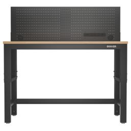 Bunker  1550mm Workbench with Peg Board + 3.1A 3-Outlet Type A USB Charger