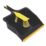 Bulldozer Pro XL Dustpan & Brush Black & Yellow 2 Piece Set