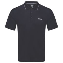 Regatta Maverik V Polo Shirt Navy Medium 40" Chest