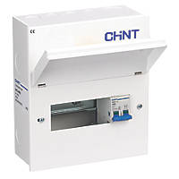 Chint NX3-8MS 8-Module 6-Way Part-Populated  Main Switch Consumer Unit