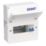 Chint NX3-8MS 8-Module 6-Way Part-Populated  Main Switch Consumer Unit
