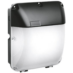 Aurora UtiliteXL Outdoor Maintained Emergency Curved LED Surface Mounted Bulkhead Black 30W 2550lm