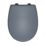 Bemis Click & Clean Classic Soft-Close with Quick-Release Toilet Seat Thermoset Plastic Grey