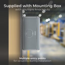 British General  13A Switched Metal Clad Fused Spur & Flex Outlet   with White Inserts