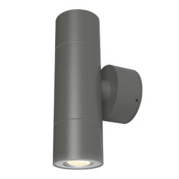 4lite WiZ Connected Outdoor LED Smart Up & Down Wall Light Graphite 4.9W 345lm