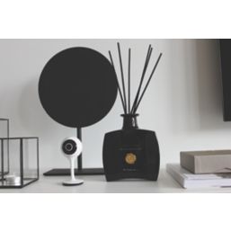 Calex 900013 Mains-Powered White Wireless 1080p Indoor Round IP Camera