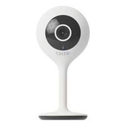 Calex 900013 Mains-Powered White Wireless 1080p Indoor Round IP Camera