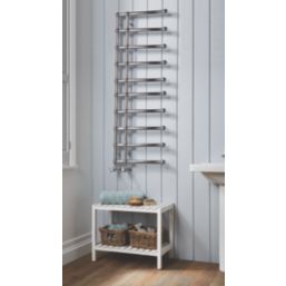 Towelrads 1500mm x 500mm 1223BTU Chrome Flat Designer Towel Radiator