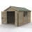 Forest Timberdale 8' 6" x 12' (Nominal) Apex Tongue & Groove Timber Shed