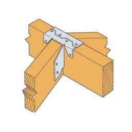 Simpson Strong-Tie Ridge Rafter Brackets 114mm 25 Pack - Screwfix