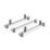 Van Guard VG286-3 Nissan NV400 2010 - 2021 ULTI Van Roof Bars 1570mm