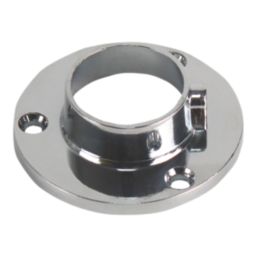 Essentials Rail End Sockets Polished Chrome 25mm 2 Pack