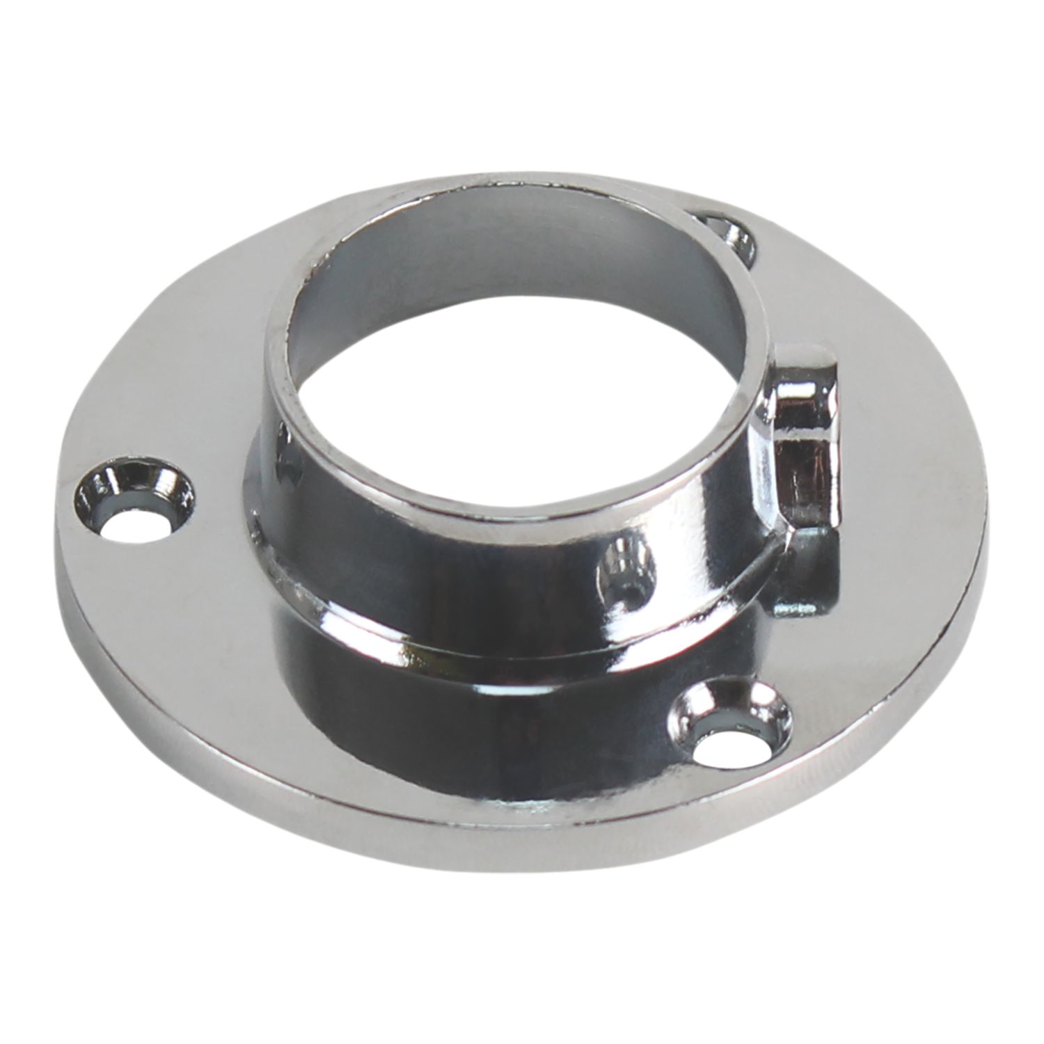 Essentials Rail End Sockets Polished Chrome 25mm 2 Pack (990VE)
