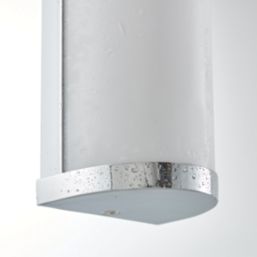 Saxby Ice Bathroom Wall Light Chrome