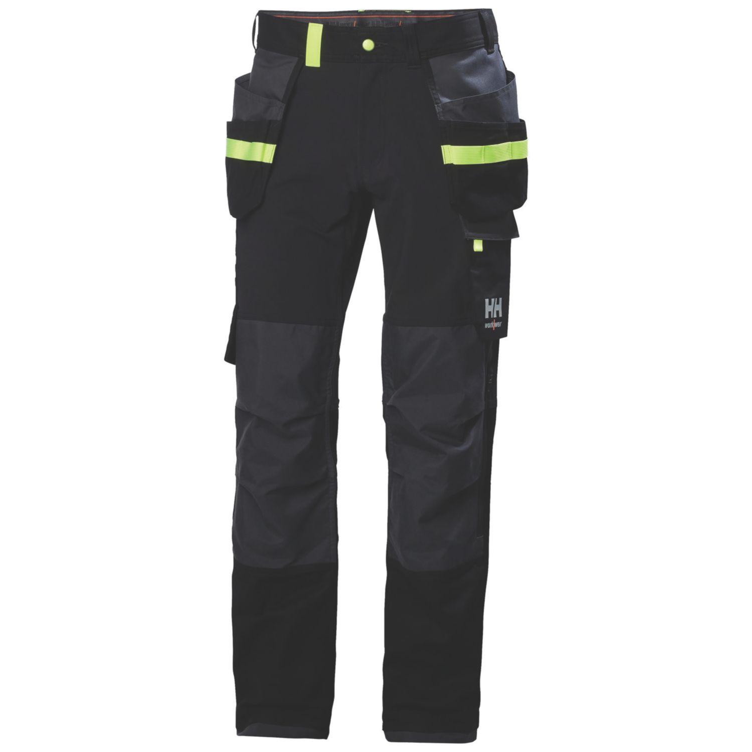 Helly Hansen Oxford 4X Construction Work Trousers Black 44" W 34" L (990XH)