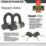 Burg-Wachter Hardened Steel Heavy Duty Security Kit: 2 x Chain, 2 x Lock & 2 x Ground Anchor 1m x 12mm