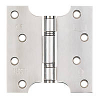 Smith & Locke Polished Stainless Steel Grade 13 Fire Rated Parliament Hinge 102x102mm 2 Pack