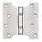 Smith & Locke  Polished Stainless Steel Grade 13 Fire Rated Parliament Hinges 102mm x 102mm 2 Pack