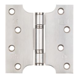Smith & Locke  Polished Stainless Steel Grade 13 Fire Rated Parliament Hinges 102mm x 102mm 2 Pack