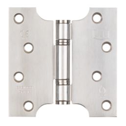 Smith & Locke  Polished Stainless Steel Grade 13 Fire Rated Parliament Hinges 102x102mm 2 Pack