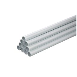 Flomasta  Push-Fit PE-X Pipes 22mm x 3m White 10 Pack