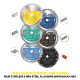 Evolution S185TCT-48CS Stainless Steel Circular Saw Blade 185mm x 20mm 48T