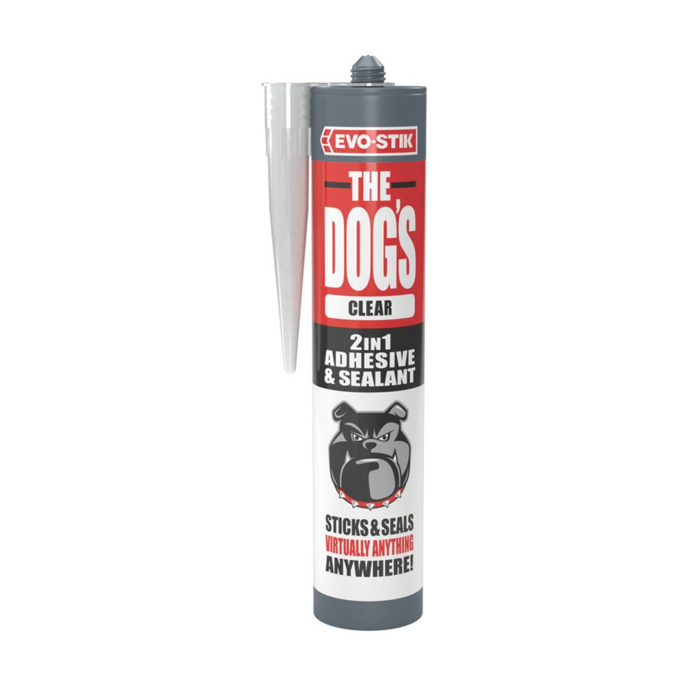 Evo-Stik The Dogs B*ll*cks Adhesive & Sealant Clear 290ml