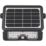 Luceco  Outdoor LED Solar Wall Light With PIR Sensor Black 550lm