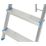 Mac Allister Aluminium 1.44m 4 Step Platform Step Ladder