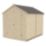 Forest  6' x 8' (Nominal) Apex Overlap Timber Shed with Base & Assembly