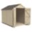 Forest  6' x 8' (Nominal) Apex Overlap Timber Shed with Base & Assembly