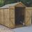 Forest  6' x 8' (Nominal) Apex Overlap Timber Shed with Base & Assembly
